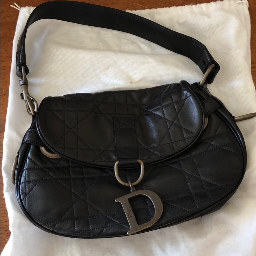 Dior leather handbag